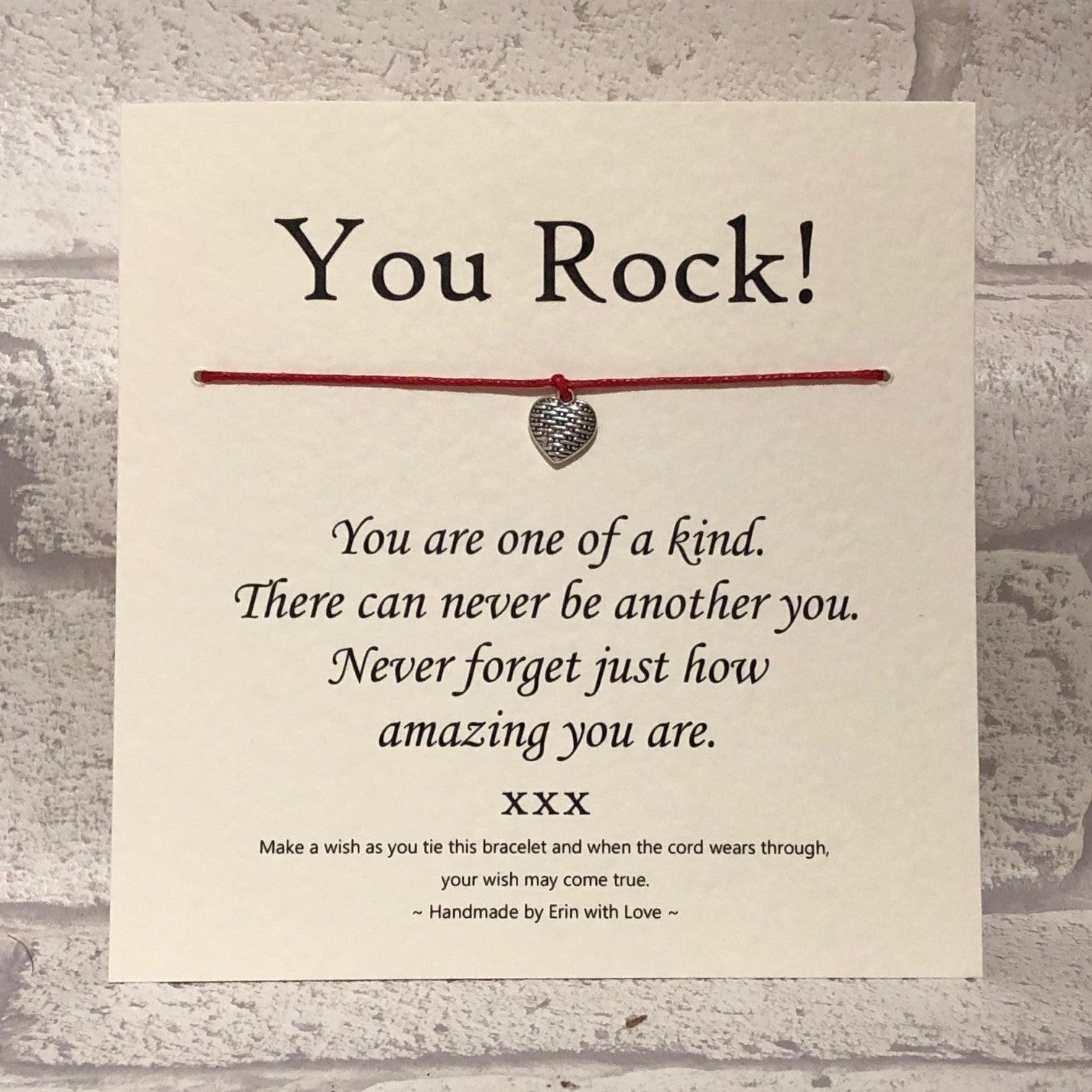 You Rock...  Wish Bracelet