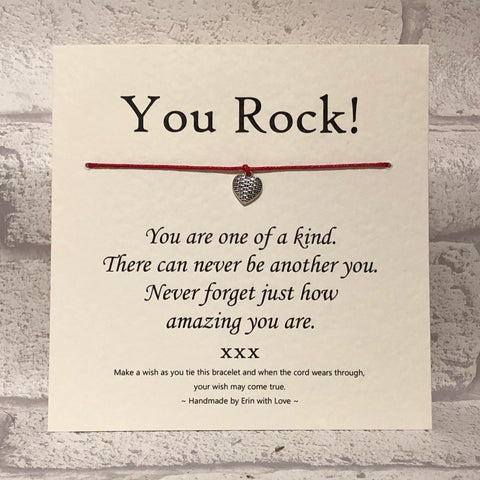 You Rock...  Wish Bracelet