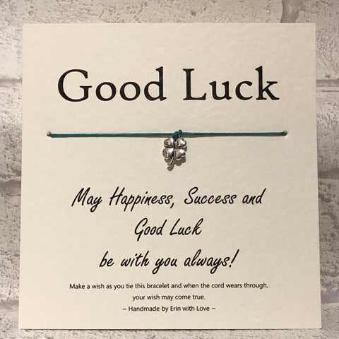 Good Luck....  Wish Bracelet