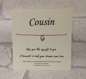 Cousin Wish Bracelet