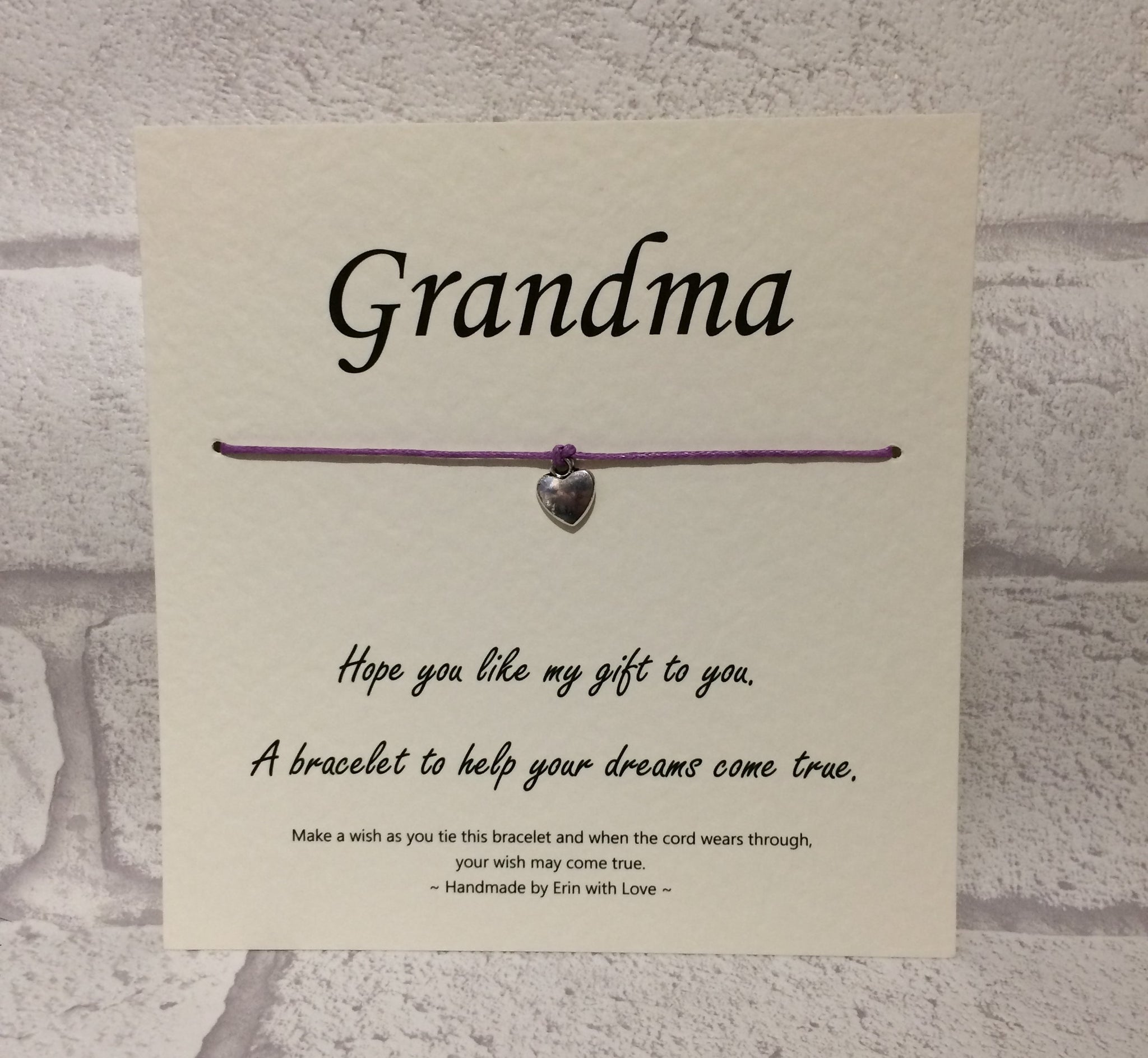 Grandma Wish Bracelet