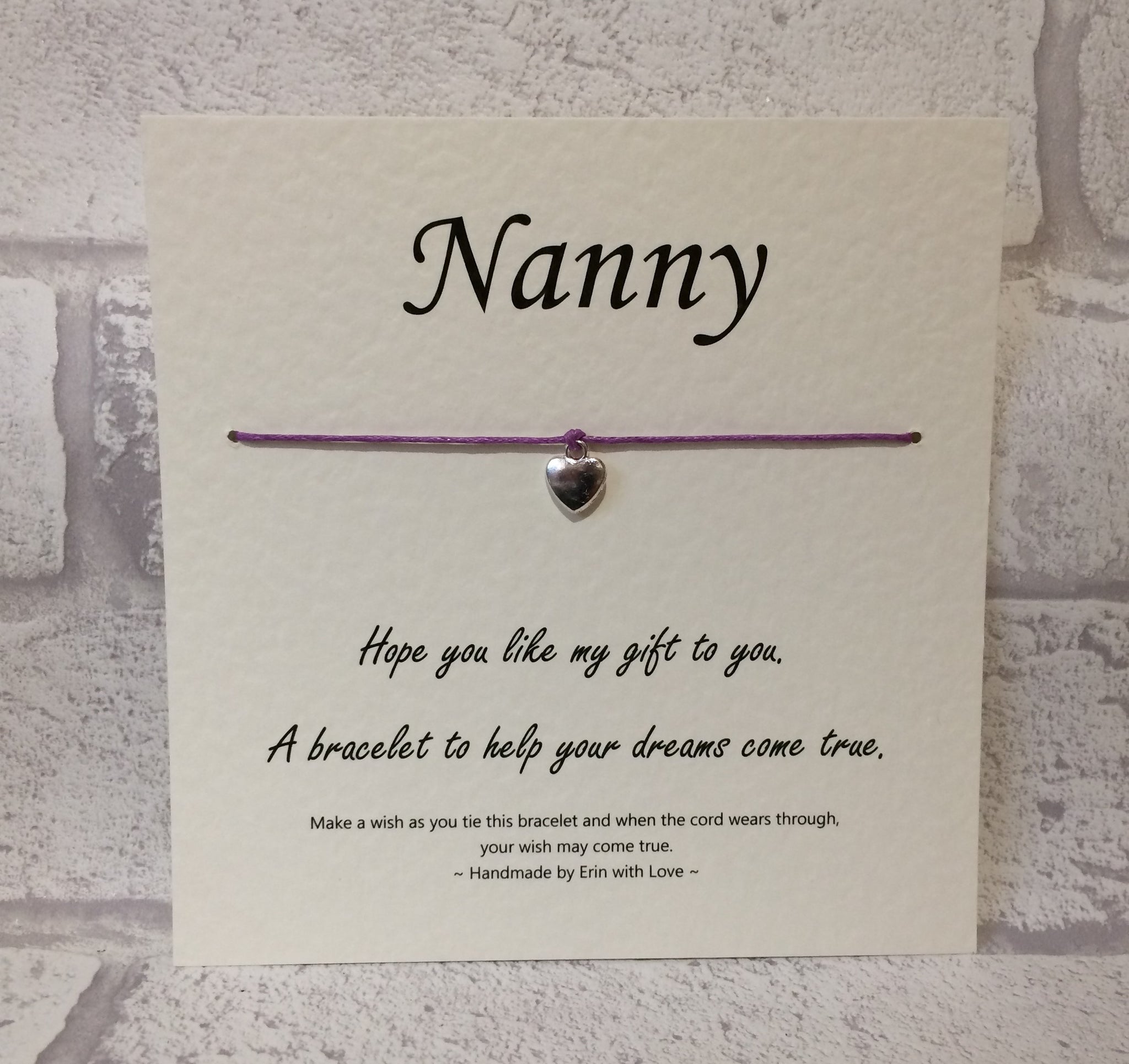 Nanny Wish Bracelet