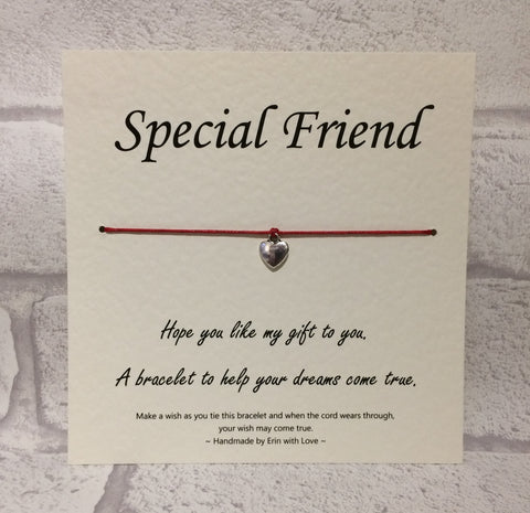 Special Friend Wish Bracelet