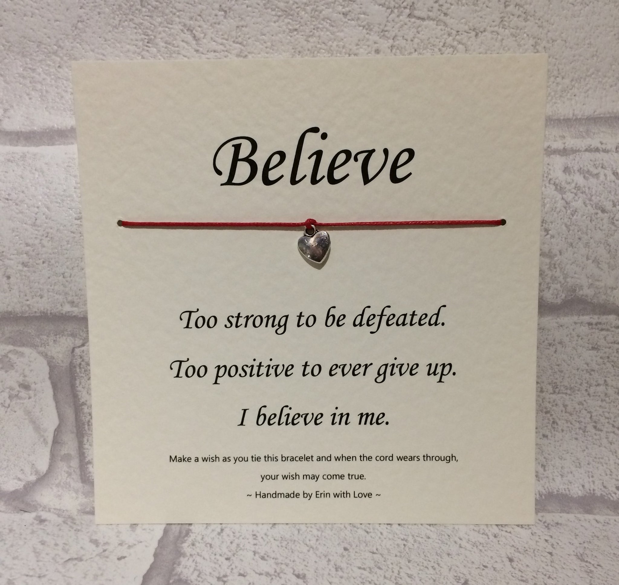 Believe...  Wish Bracelet