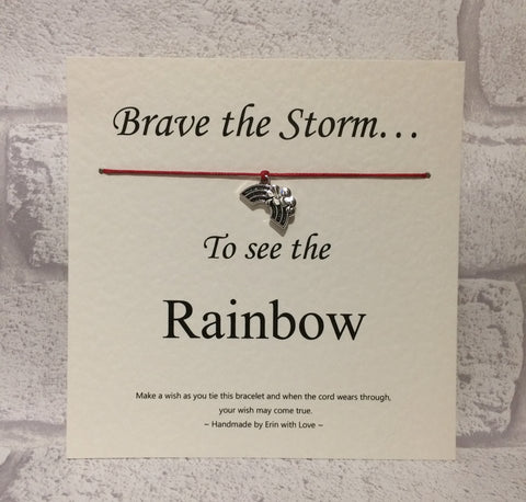 Brave The Storm...  Wish Bracelet