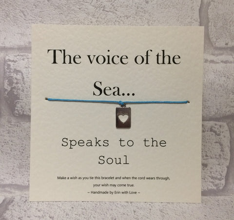 The Voice Of The Sea...  Wish Bracelet