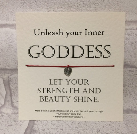 Unleash Your Inner Goddess...  Wish Bracelet