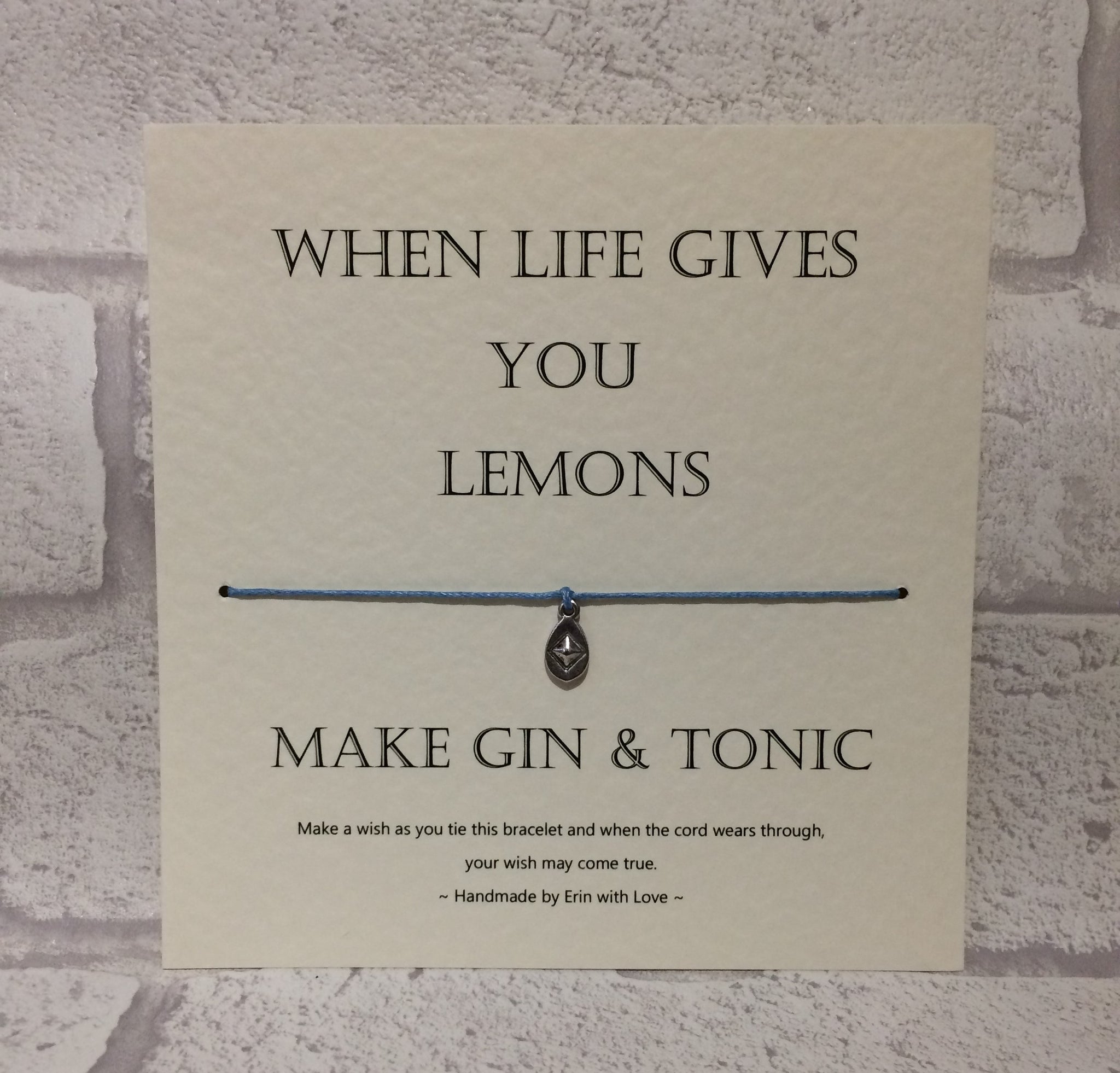 When Life Gives You Lemons...  Wish Bracelet