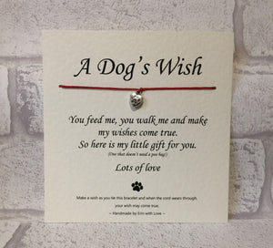 A Dog's Wish  Wish Bracelet
