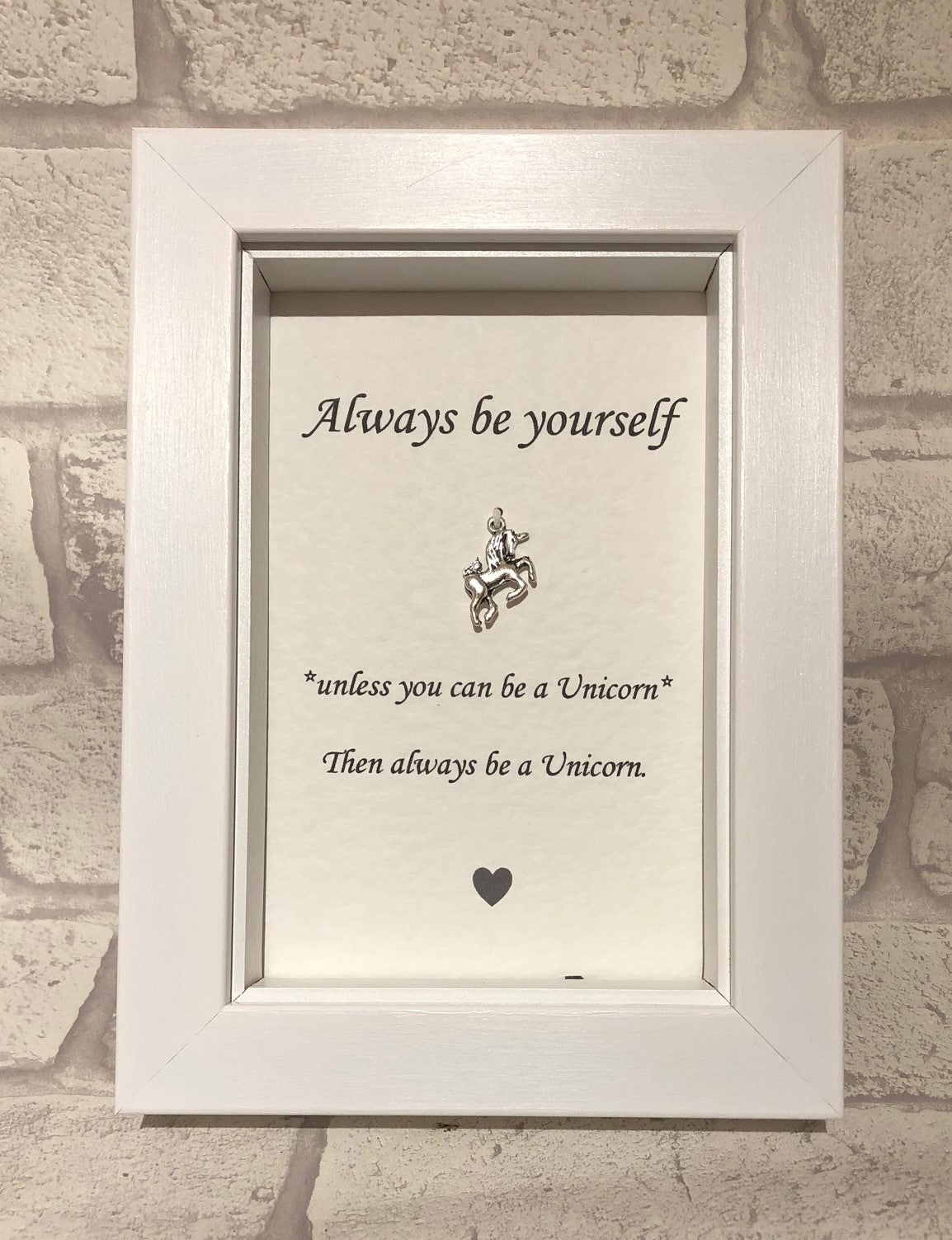 Always Be A Unicorn Box Frame