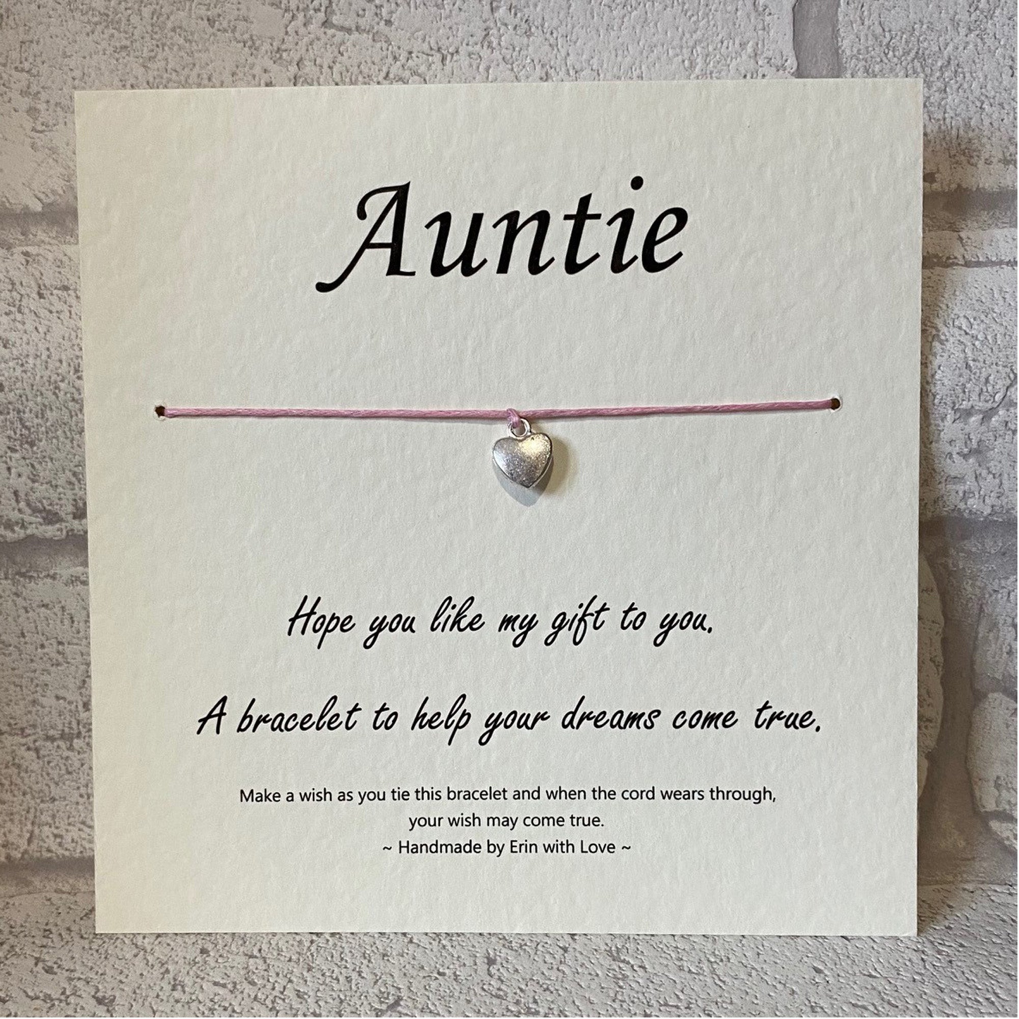 Auntie Wish Bracelet