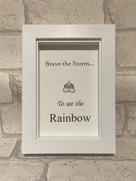 Brave the Storm  Box Frame