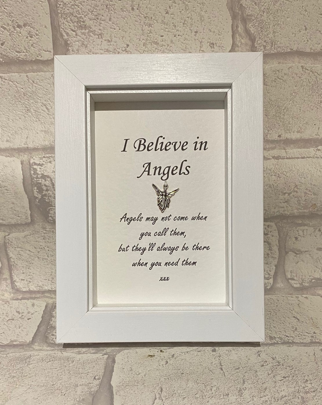 Angels - I believe in Angels...  Box Frame