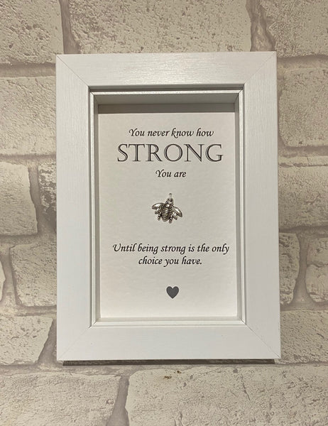 You never know how strong...  Box Frame