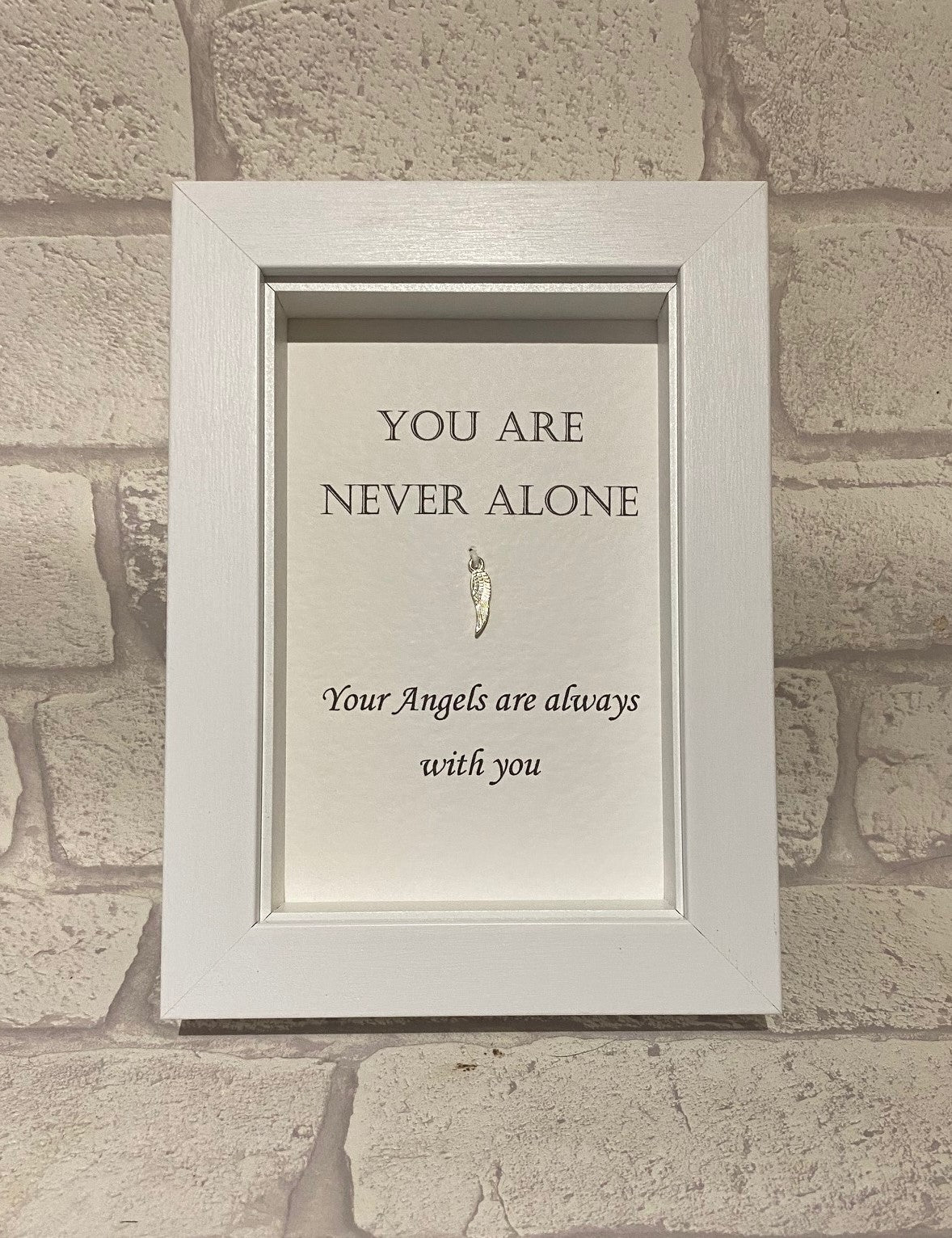 Angels - You are never alone...  Box Frame