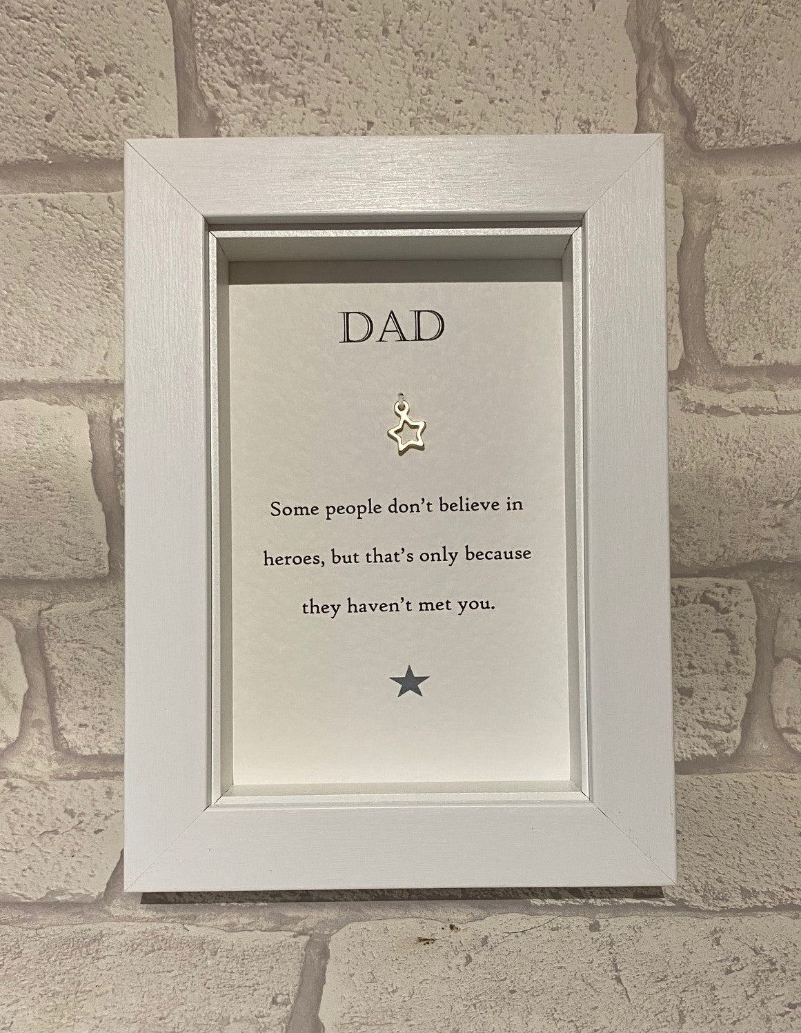 Dad Hero...  Box Frame