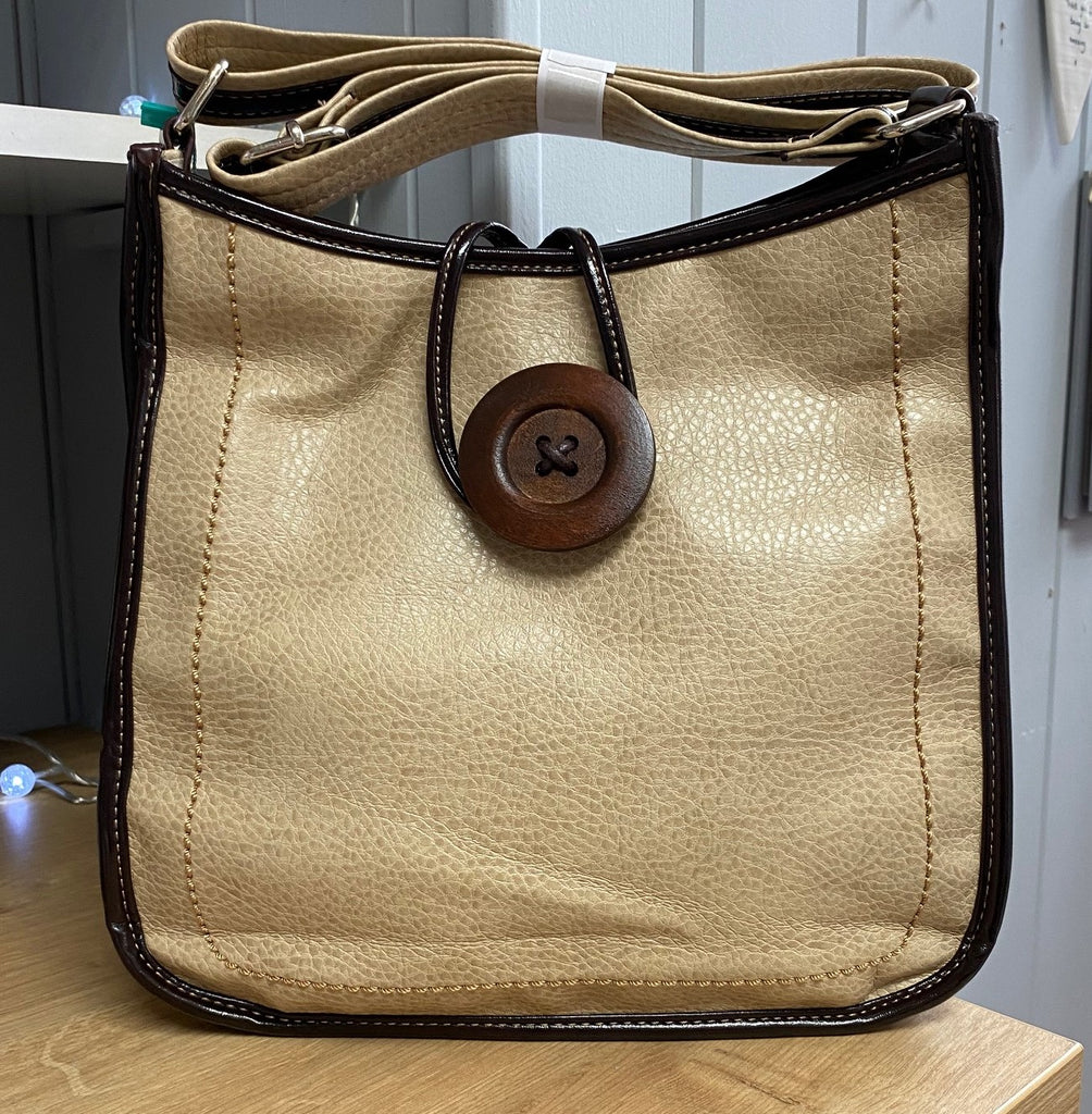 Handbag with looped Button Fastener The By Erin Gift Shop