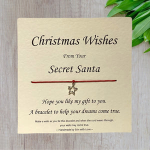 Secret Santa Wish Bracelet