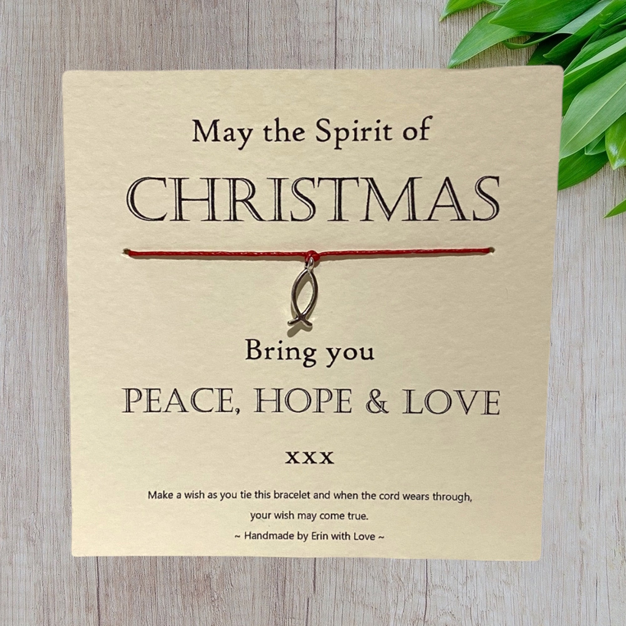 The Spirit of Christmas Wish Bracelet