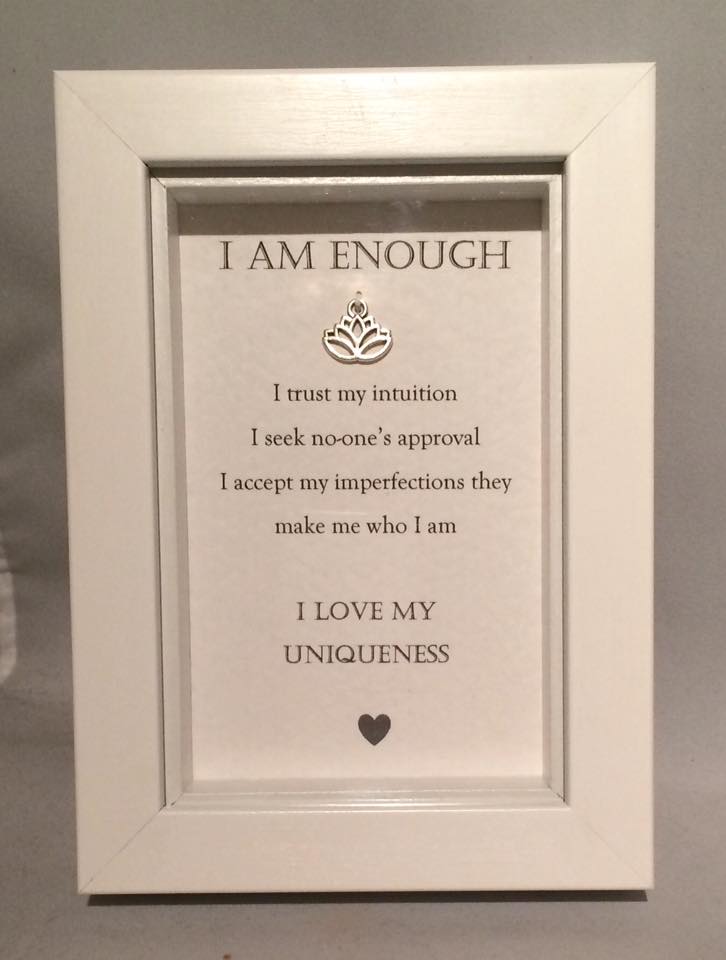 I Am Enough...  Box Frame