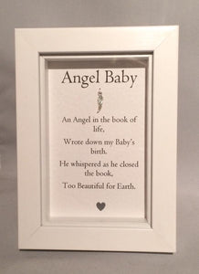 Angel Baby Box Frame