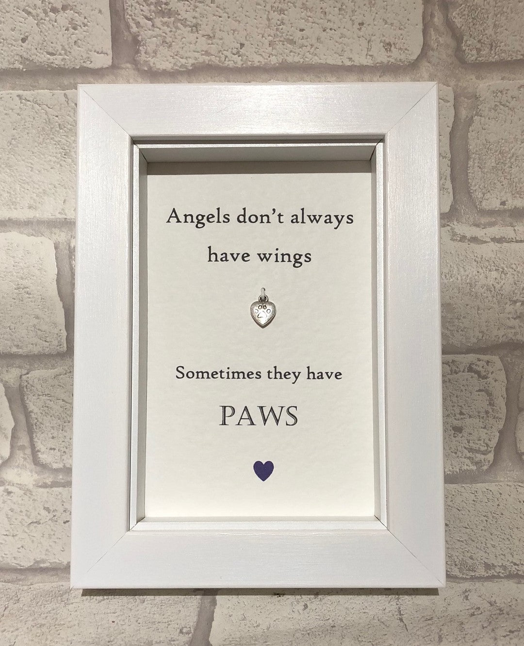 Angels - Angels Don't Always Have Wings... Box Frame