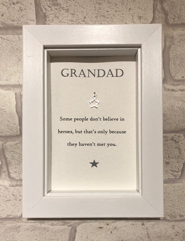 Grandad, Hero... Box Frame