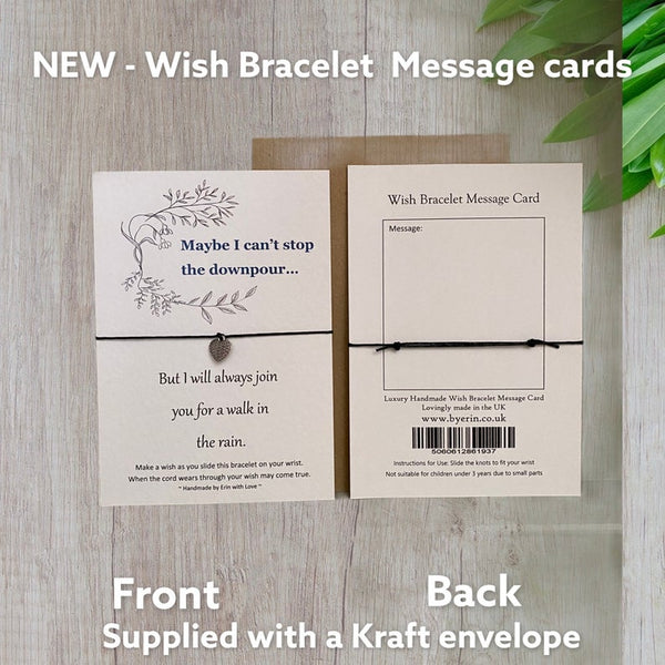 Maybe I can't... Wish Bracelet Message Card & Envelope