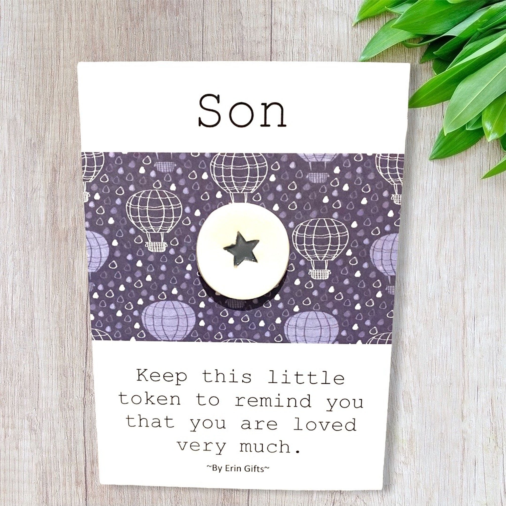 Son   Ceramic Wish Token and Card