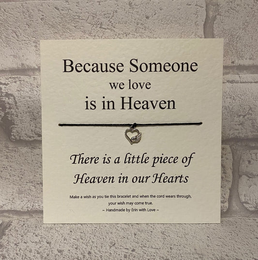 Someone in Heaven...   Wish Bracelet