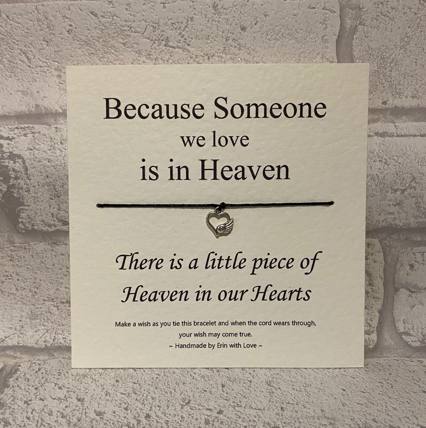 Someone in Heaven...   Wish Bracelet