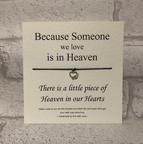 Someone in Heaven...   Wish Bracelet